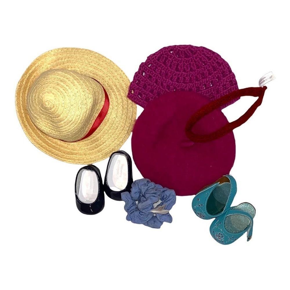 18" doll accessories hat shoes hairband